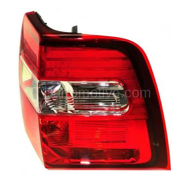 Aftermarket Replacement - TLT-1348R 2007-2017 Ford Expedition (6Cyl 8Cyl, 3.5L 5.4L) Rear Taillight Taillamp Assembly Red Clear Lens & Housing without Bulb Right Passenger Side - Image 2