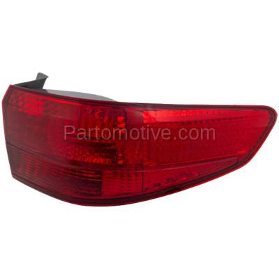 Aftermarket Replacement - TLT-1154R 2005 Honda Accord (Sedan 4-Door) Rear Outer Quarter Panel Taillight Assembly Red Lens & Housing without Bulb Right Passenger Side - Image 2
