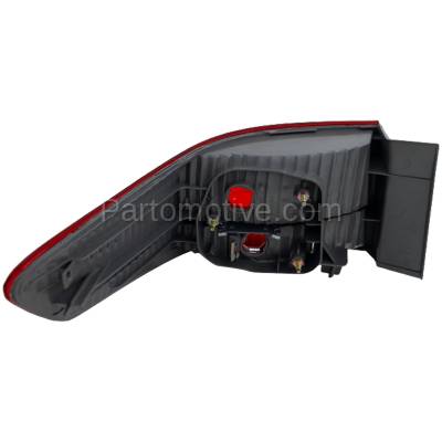 Aftermarket Replacement - TLT-1154R 2005 Honda Accord (Sedan 4-Door) Rear Outer Quarter Panel Taillight Assembly Red Lens & Housing without Bulb Right Passenger Side - Image 3