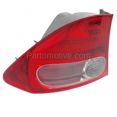 Aftermarket Replacement - TLT-1189L 2006-2015 Honda Civic (Sedan 4-Door) Rear Outer Quarter Panel Taillight Taillamp Assembly Lens & Housing without Bulb Left Driver Side - Image 2