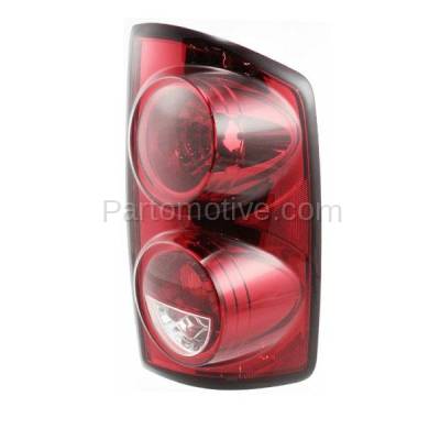 Aftermarket Auto Parts - TLT-1337RC CAPA 2007-2008 Dodge Ram 1500 & 2007-2009 2500, 3500 Truck Rear Taillight Assembly Red Clear Lens & Housing with Bulb Right Passenger Side - Image 2