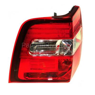 Aftermarket Auto Parts - TLT-1348LC CAPA 2007-2017 Ford Expedition (6Cyl 8Cyl, 3.5L 5.4L) Rear Taillight Taillamp Assembly Red Clear Lens & Housing without Bulb Left Driver Side - Image 2