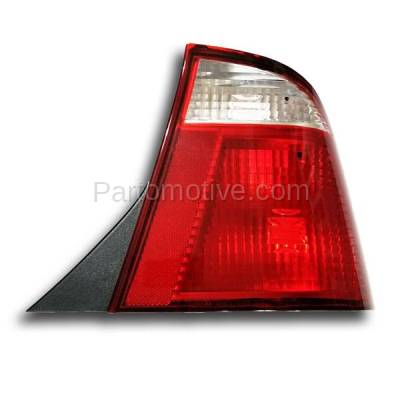 Aftermarket Replacement - TLT-1210R 2005-2007 Ford Focus (Sedan 4-Door) Rear Taillight Taillamp Assembly Red Clear Lens & Housing without Bulb Right Passenger Side - Image 2