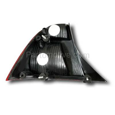 Aftermarket Replacement - TLT-1210R 2005-2007 Ford Focus (Sedan 4-Door) Rear Taillight Taillamp Assembly Red Clear Lens & Housing without Bulb Right Passenger Side - Image 3
