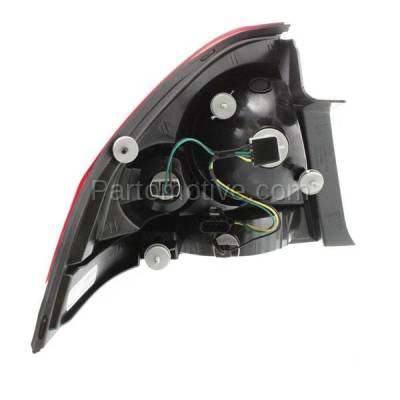 Aftermarket Replacement - TLT-1228R 2006-2013 Chevrolet Impala & 2014-2016 Impala Limited Rear Taillight Taillamp Assembly Red Clear Lens & Housing with Bulb Right Passenger Side - Image 3
