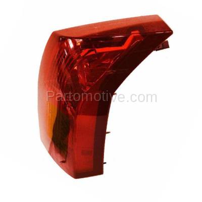 Aftermarket Replacement - TLT-1213R 2004-2007 Cadillac CTS (Base & V Model) Rear Taillight Taillamp Assembly Red Clear Lens & Housing with Bulb Right Passenger Side - Image 2