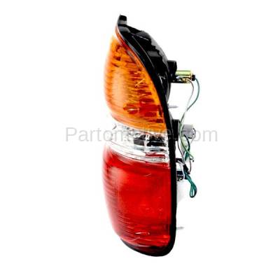 Aftermarket Replacement - TLT-1002R 2001-2004 Toyota Tacoma Pickup Truck (Standard, Extended, Crew Cab) Taillight Taillamp Brake Light Lamp Assembly with Bulb Right Passenger Side - Image 2