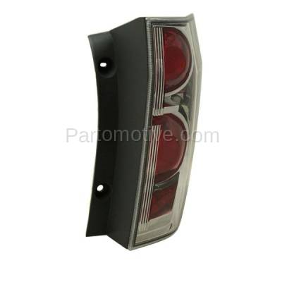 Aftermarket Replacement - TLT-1220R 2006-2008 Honda Pilot (6Cyl, 3.5L Engine) Rear Taillight Taillamp Assembly Clear Red Lens & Housing without Bulb Right Passenger Side - Image 2