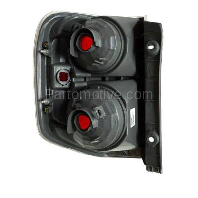 Aftermarket Replacement - TLT-1220R 2006-2008 Honda Pilot (6Cyl, 3.5L Engine) Rear Taillight Taillamp Assembly Clear Red Lens & Housing without Bulb Right Passenger Side - Image 3