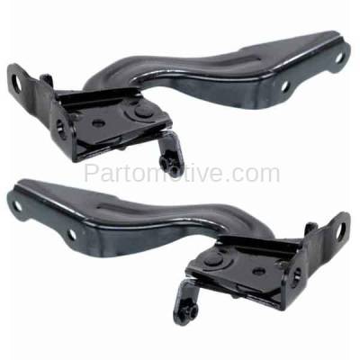 Aftermarket Replacement - HDH-1166L & HDH-1166R 2014-2018 Subaru Forester (Wagon 4-Door) (2.0 & 2.5 Liter Engine) Front Hood Hinge Bracket Made of Steel PAIR SET Left Driver & Right Passenger Side - Image 2