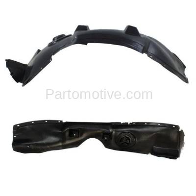 Aftermarket Replacement - IFD-1328L & IFD-1328R 10-13 Chevy Equinox Front Splash Shield Inner Fender Liner Panel Plastic SET PAIR Right Passenger & Left Driver Side - Image 2