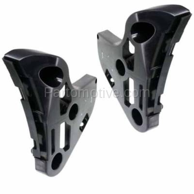 Aftermarket Replacement - BBK-1684L & BBK-1684R 2007-2013 Toyota Tundra Pickup Truck Front Bumper Face Bar Retainer Mounting Brace Support Bracket Made of Steel SET PAIR Right Passenger & Left Driver Side - Image 2
