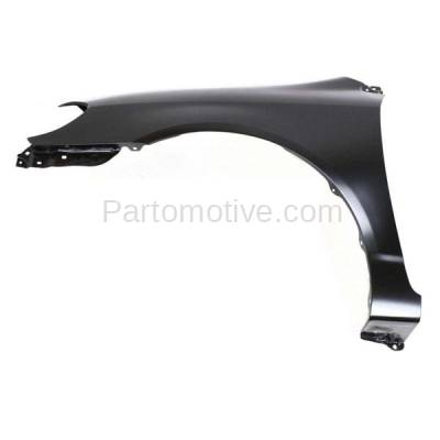 Aftermarket Replacement - FDR-1173L & FDR-1173R 2003-2008 Toyota Corolla CE/LE Front Fender Quarter Panel (without Ground Effect) without Molding Holes Primed Set Pair Right & Left Side - Image 2