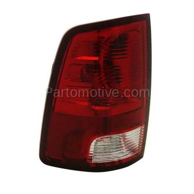 Aftermarket Replacement - TLT-1419L 2009-2022 Dodge Ram 1500 2500 3500 (6Cyl & 8Cyl) (Standard Type) Rear Taillight Assembly Lens & Housing with Bulb Left Driver Side - Image 2