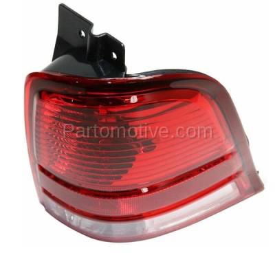 Aftermarket Replacement - TLT-1098R 2004-2007 Ford Freestar (6Cyl, 3.9L 4.2L Engine) Rear Taillight Taillamp Assembly Red Clear Lens & Housing without Bulb Right Passenger Side - Image 2