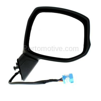 Aftermarket Replacement - MIR-2306RT 2012-2013 Honda Civic (Except Hybrid Model) Rear View Mirror Assembly Power, Manual Folding, Heated Textured Black Right Passenger Side - Image 1