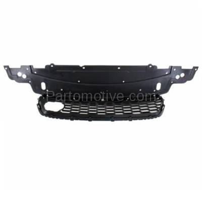 Aftermarket Replacement - GRL-1805 2013-2015 Honda Accord Touring (Sedan 4-Door) (Models with Adaptive Cruise Control) Front Center Lower Bumper Cover Grille Assembly - Image 3