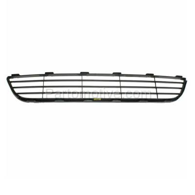 Aftermarket Replacement - GRL-2371C CAPA 2007-2008 Toyota Yaris (Sedan 4-Door) Front Center Lower Bumper Cover Grille Assembly Textured Dark Gray Shell & Insert Plastic - Image 3