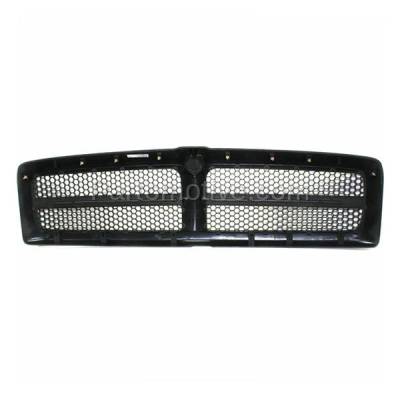 Aftermarket Replacement - GRL-1276 1999-2001 Dodge Ram 1500 Sport & 1999-2002 2500 & 3500 Truck (with Sport Package) Front Grille Assembly Black Shell & Honeycomb Insert - Image 3