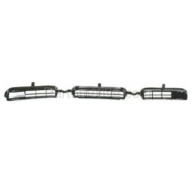 Aftermarket Replacement - GRL-2377 2009-2012 Toyota RAV4 (Base & Sport Models) Front Lower Bumper Cover Face Bar Grille Assembly Textured Black Shell & Insert Plastic - Image 2