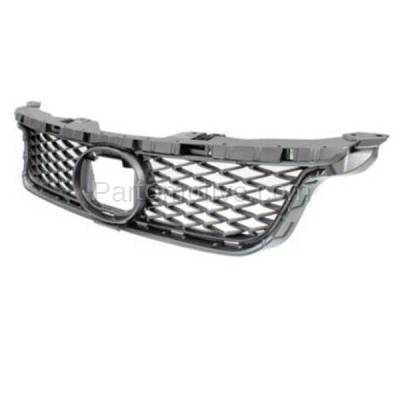 Aftermarket Replacement - GRL-2045 2011-2013 Lexus CT200h 1.8L (Hatchback 4-Door) (Models with F Sport Package) Front Center Grille  Assembly Painted Dark Gray Plastic - Image 2