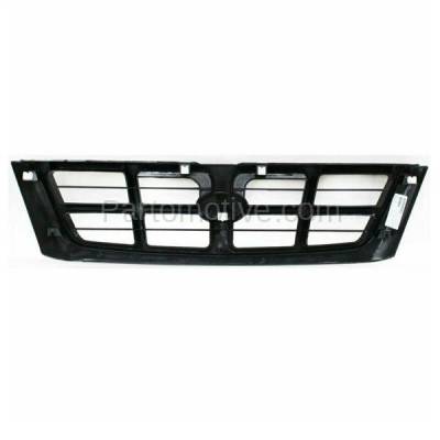 Aftermarket Replacement - GRL-2320 1998-2000 Subaru Forester (Base & L Models) 2.5L Front Center Grille Assembly Textured Black Shell & Insert Plastic without Emblem - Image 3