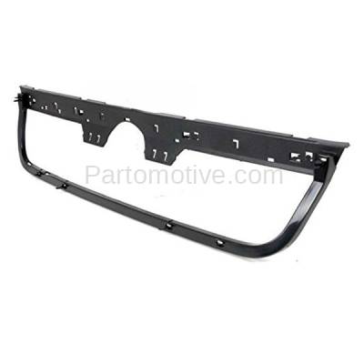 Aftermarket Replacement - GRL-2631 1996-1999 Volkswagen Jetta (from VIN T000133) (1.9 & 2.0 & 2.8 Liter) Front Center Face Bar Outer Grille Shell Assembly Black Plastic - Image 2