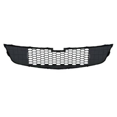 Aftermarket Replacement - GRL-1762 2011-2014 Chevrolet Cruze (excluding Eco Model) Front Center Lower Grille Assembly Chrome Shell Black Honeycomb Insert Plastic - Image 3