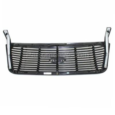 Aftermarket Replacement - GRL-1504 2007-2008 Ford F-Series F150 F-150 Pickup Truck (FX2) Front Center Face Bar Grille Assembly Paintable Shell & Insert Plastic without Emblem - Image 3