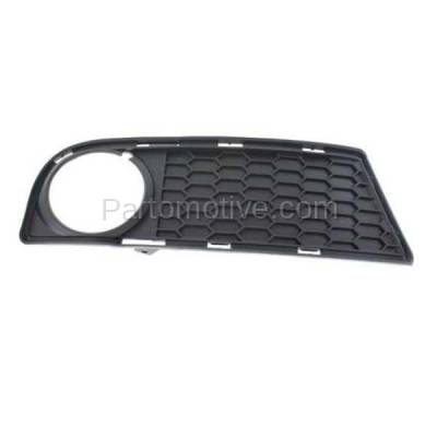 Aftermarket Replacement - GRL-1001R 2008-2013 BMW 128i (Models with M Package) Front Bumper Fog Light Hole Cover Trim Grille Assembly Textured Black Right Passenger Side - Image 1