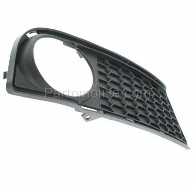 Aftermarket Replacement - GRL-1001R 2008-2013 BMW 128i (Models with M Package) Front Bumper Fog Light Hole Cover Trim Grille Assembly Textured Black Right Passenger Side - Image 2