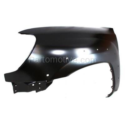 Aftermarket Replacement - FDR-1738LC CAPA 2005-2015 Toyota Tacoma Pickup Truck 4WD & Tacoma Pre-Runner RWD Front Fender (with Wheel Opening Flare Holes) Left Driver Side - Image 2