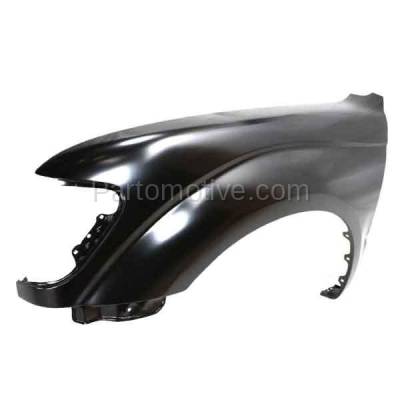 Aftermarket Replacement - FDR-1742LC CAPA 1995-2000 Toyota Tacoma Pickup 4WD (including RWD Pre-Runner Models) Front Fender Panel Primed Steel Left Driver Side - Image 2