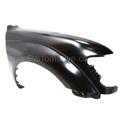 Aftermarket Replacement - FDR-1742RC CAPA 1995-2000 Toyota Tacoma Pickup 4WD (including RWD Pre-Runner Models) Front Fender Panel Primed Steel Right Passenger Side - Image 2