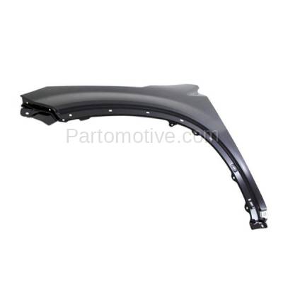 Aftermarket Replacement - FDR-1706LC CAPA 2012-2015 Kia Sorento SX (For Models Without Side Garnish) Front Fender Quarter Panel (without Molding Holes) Steel Left Driver Side - Image 2
