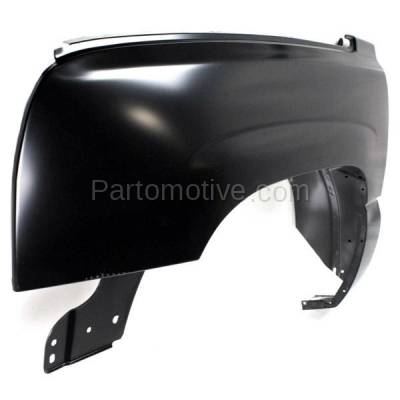 Aftermarket Replacement - FDR-1686LC CAPA 2003-2007 Chevrolet Silverado 1500/1500HD/2500/2500HD/3500 Pickup Truck (USA Built) Front Fender Primed Steel Left Driver Side - Image 2