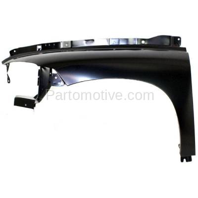 Aftermarket Replacement - FDR-1379LC CAPA 2006-2011 Chevrolet HHR (Wagon 2/4-Door) Front Fender Quarter Panel (without Molding Holes) Primed Steel Left Driver Side - Image 1