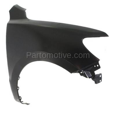 Aftermarket Replacement - FDR-1656RC CAPA 2010-2012 Hyundai Santa Fe (2.4 & 3.5 Liter Engine) Front Fender Quarter Panel (without Molding Holes) Steel Right Passenger Side - Image 2
