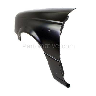 Aftermarket Replacement - FDR-1599L 1993-1997 Ford Ranger Front Fender Quarter Panel (with Emblem Provision) with Wheel Opening Molding Holes Primed Left Driver Side - Image 3