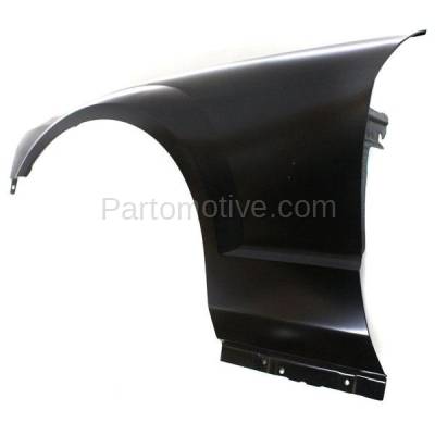 Aftermarket Replacement - FDR-1514L 2005-2009 Ford Mustang GT (4.6 Liter V8) (Convertible & Coupe 2-Door) Front Fender Quarter Panel (with Molding Holes) Steel Left Driver Side - Image 3