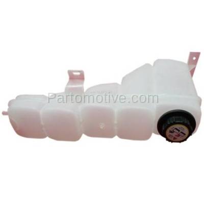 Aftermarket Replacement - CTR-1083 2000-2005 Ford Excursion & 1999-2004 F-Series F250 F350 F450 F550 Truck Coolant Reservoir Overflow Bottle Expansion Tank with Cap - Image 1