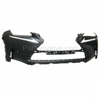 Aftermarket Replacement - BUC-3828FC CAPA 2015-2017 Lexus NX200t (with F Sport Package) Front Bumper Cover Assembly with Headlamp Washer & with Park Sensor Holes - Image 2
