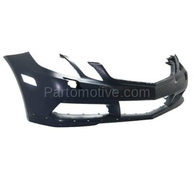 Aftermarket Replacement - BUC-3939F 2010-2013 Mercedes-Benz E350/E550 (without AMG Styling) Front Bumper Cover Assembly without Cornering Lamps & with Parktronic - Image 2