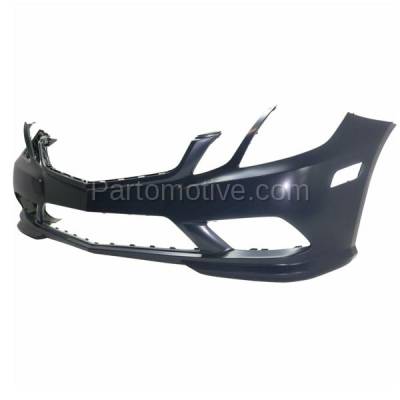 Aftermarket Replacement - BUC-3927F 2010-2013 Mercedes-Benz E350/E550 Convertible & Coupe (with AMG Styling) Front Bumper Cover Assembly with Parktronic System - Image 2