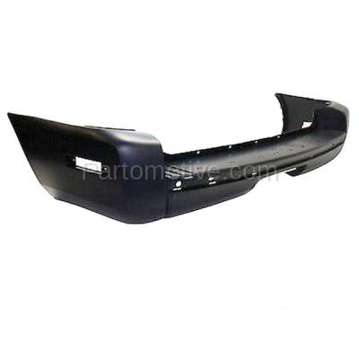 Aftermarket Replacement - BUC-3667R 2006-2010 Mercury Mountaineer Rear Bumper Cover Assembly (without Park Assist Sensor Holes) with License Plate Provision Primed - Image 2
