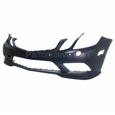 Aftermarket Replacement - BUC-3929F 2010-2013 Mercedes-Benz E350/E550 Convertible & Coupe (with AMG) Front Bumper Cover Assembly with Parktronic & Washer Holes - Image 2