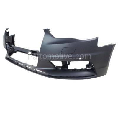 Aftermarket Replacement - BUC-3546FC CAPA 2015-2016 Audi A3 & A3 Quattro (Convertible & Sedan) (without S-Line Package) Front Bumper Cover Assembly Primed Plastic - Image 2