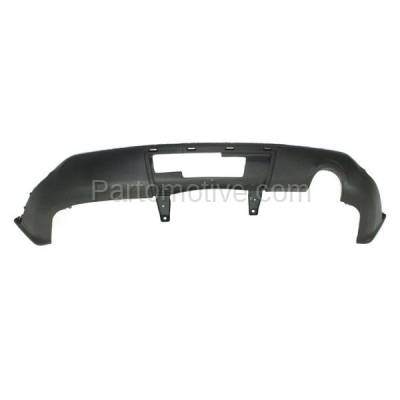Aftermarket Replacement - BUC-1576RC CAPA 2014-2022 Dodge Durango (For Models with Single Exhaust) Rear Bumper Cover Lower Valance Air Dam Deflector Apron Garnish Panel Black - Image 1