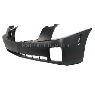 Aftermarket Replacement - BUC-1850F 03-07 CTS Front Bumper Cover Assembly Primed w/Fog Lamp Holes GM1000656 19178478 - Image 2