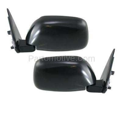 Aftermarket Replacement - MIR-1275L & MIR-1275R 1989-1995 Toyota Pickup Truck (For Models without Vent Window) Rear View Mirror Assembly Manual, Folding, Non-Heated SET PAIR Left & Right Side - Image 2